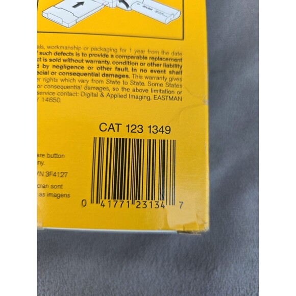 Kodak EasyShare PH-40 Color Cartridge & Photo Paper Kit 40 4x6 in Photos - Picture 5 of 10